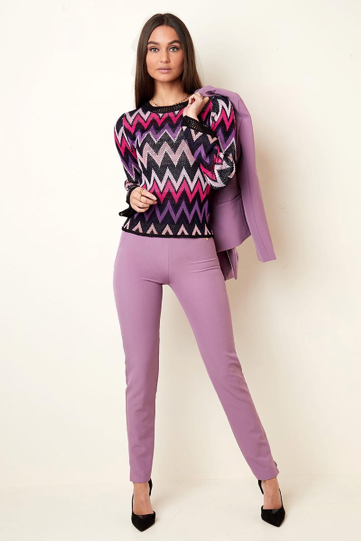 Slim fit pants Pink S h5 Picture3